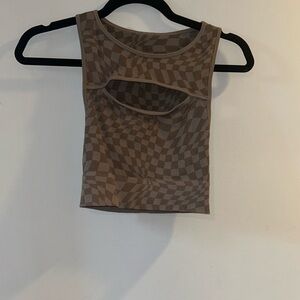 Brand: Tilly’s, Color brown, crop top